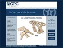 Tablet Screenshot of correctionsproductsco.com